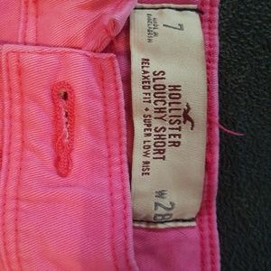 Pink Hollister shorts size 7